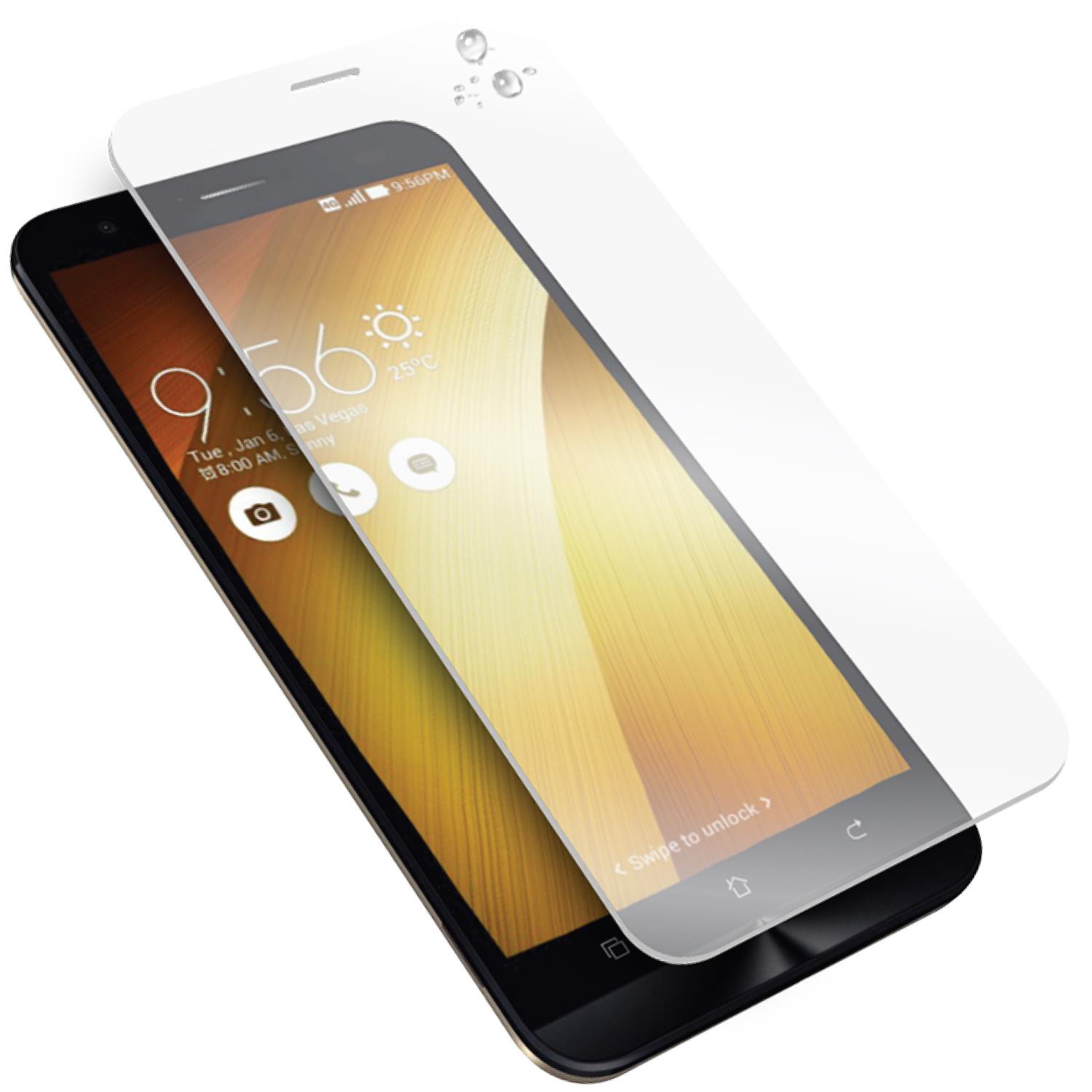 AREA Pellicola protettiva in vetro temperato Area per Asus Zenfone 2 Laser